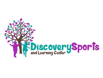 Discovery Sports and Learning Center logo design by shravya