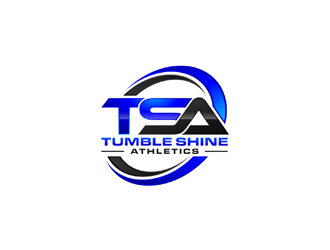 Tumble Shine Athletics logo design by ndaru