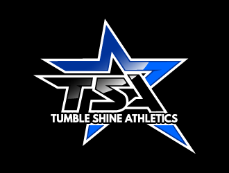 Tumble Shine Athletics logo design by mansya
