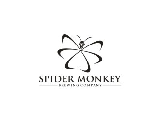 Spider Monkey Brewing Company logo design by Adundas