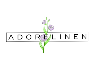 Adore Linen logo design by rahmatillah11