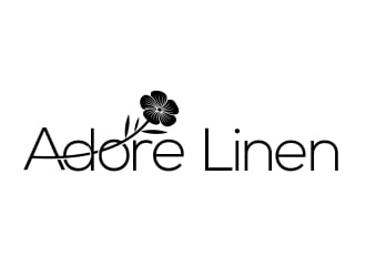 Adore Linen logo design by b3no