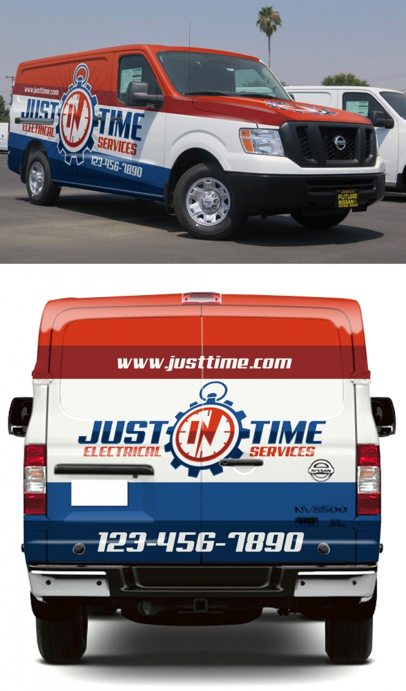 Just In Time Electrical Services logo design by scriotx
