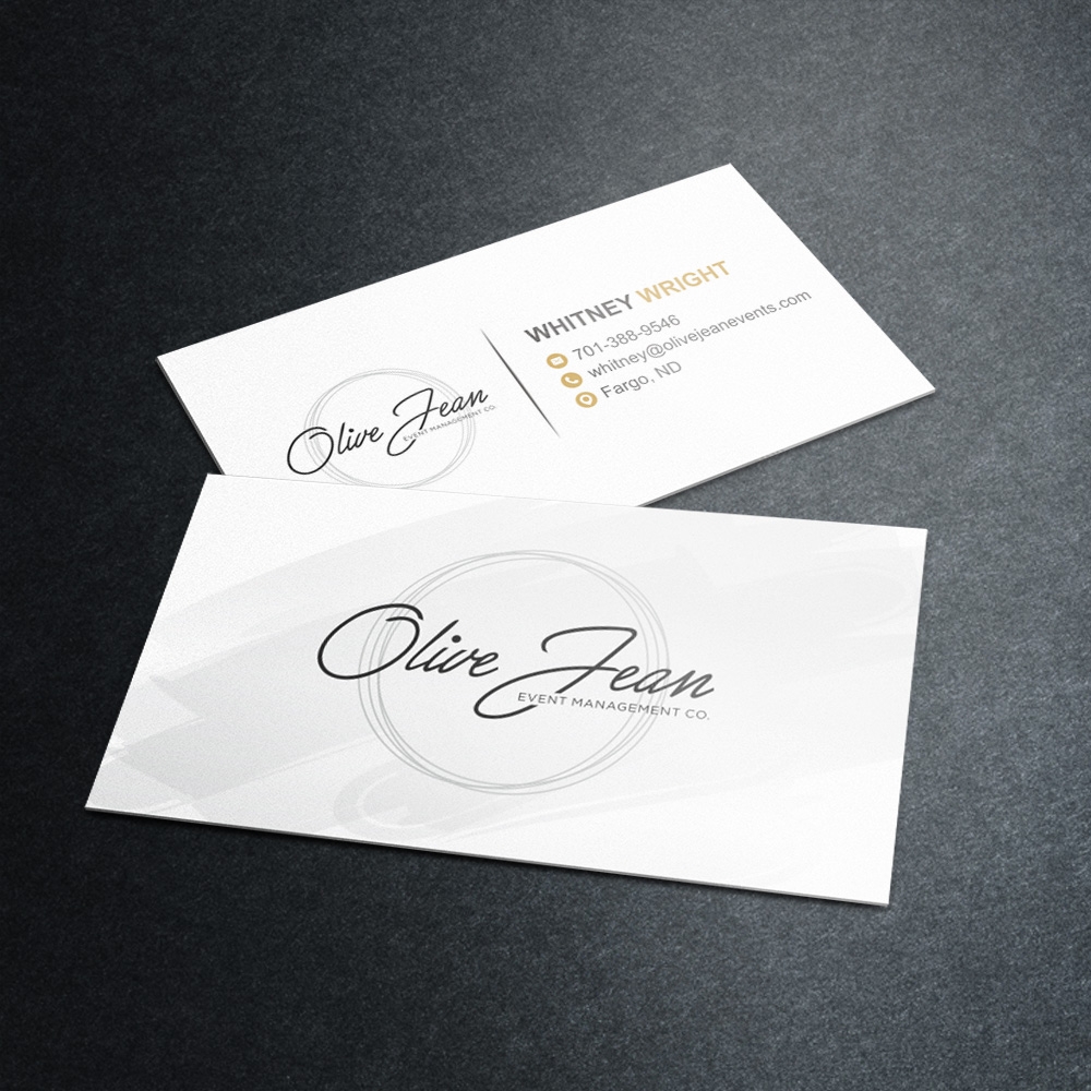 Olive Jean Event Management Co. logo design by Kindo