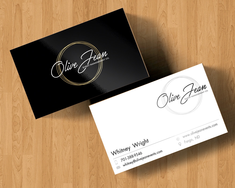 Olive Jean Event Management Co. logo design by ManishKoli
