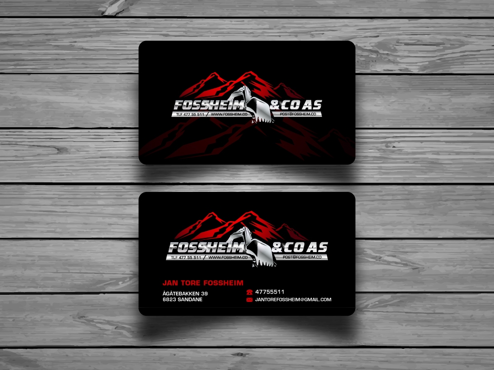 Fossheim & Co AS           logo design by labo