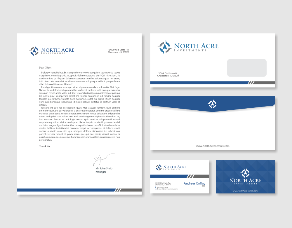 North Acre Investments logo design by mletus