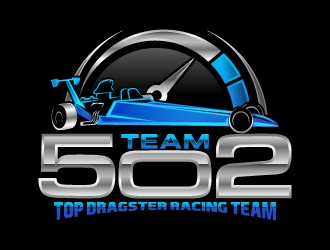 TEAM 502     TOPPENBERG MOTORSPORTS logo design by Aelius