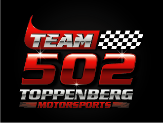 TEAM 502     TOPPENBERG MOTORSPORTS logo design by esso