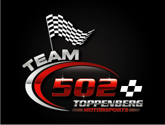 TEAM 502     TOPPENBERG MOTORSPORTS logo design by esso