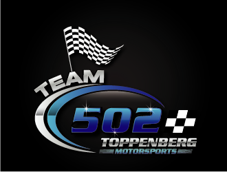 TEAM 502     TOPPENBERG MOTORSPORTS logo design by esso