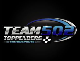 TEAM 502     TOPPENBERG MOTORSPORTS logo design by esso