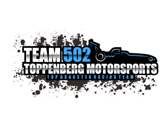 TEAM 502     TOPPENBERG MOTORSPORTS logo design by done