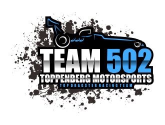 TEAM 502     TOPPENBERG MOTORSPORTS logo design by done