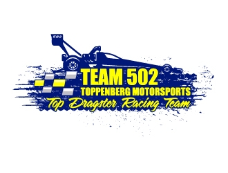 TEAM 502     TOPPENBERG MOTORSPORTS logo design by Ultimatum
