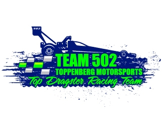 TEAM 502     TOPPENBERG MOTORSPORTS logo design by Ultimatum