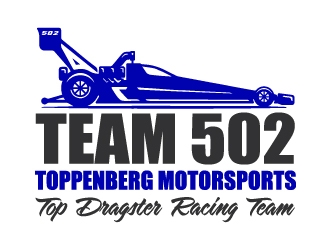 TEAM 502     TOPPENBERG MOTORSPORTS logo design by Ultimatum