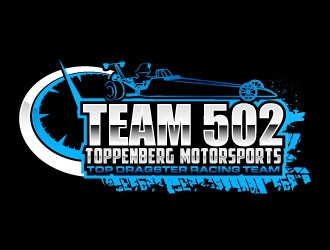 TEAM 502     TOPPENBERG MOTORSPORTS logo design by daywalker