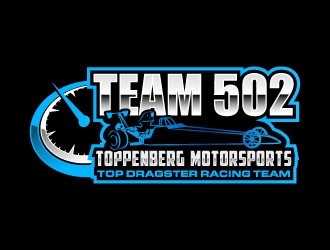 TEAM 502     TOPPENBERG MOTORSPORTS logo design by daywalker