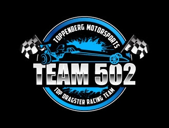 TEAM 502     TOPPENBERG MOTORSPORTS logo design by daywalker