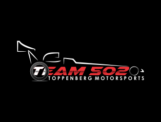TEAM 502     TOPPENBERG MOTORSPORTS logo design by giphone