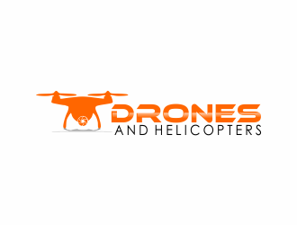 Drones and Helicopters logo design by giphone