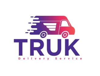 TRUK Delivery Service logo design by heba