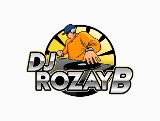Dj Rozay B logo design by naldart