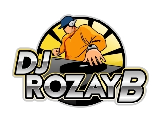 Dj Rozay B logo design by naldart