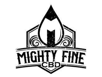 Mighty Fine CBD logo design by Aelius