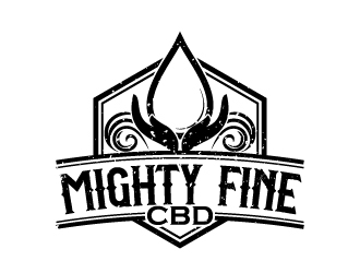 Mighty Fine CBD logo design by Aelius