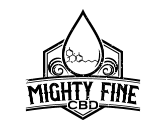 Mighty Fine CBD logo design by Aelius