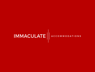 Immaculate Accommodations  logo design by creator_studios