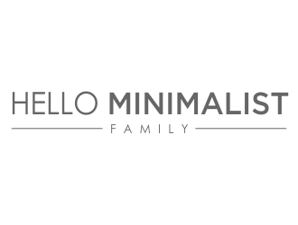 Hello Minimalist Family logo design by afra_art