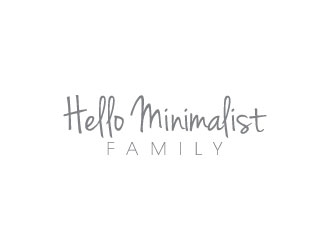 Hello Minimalist Family logo design by J0s3Ph