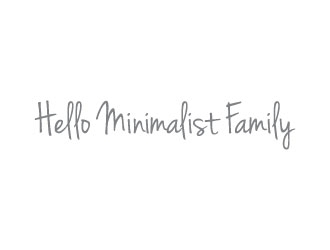 Hello Minimalist Family logo design by J0s3Ph