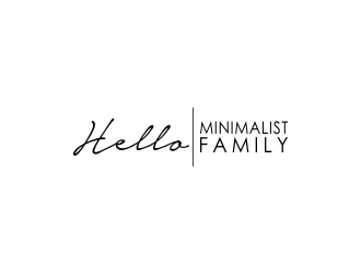 Hello Minimalist Family logo design by akhi