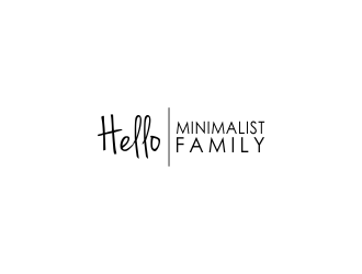 Hello Minimalist Family logo design by akhi