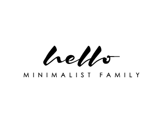 Hello Minimalist Family logo design by denfransko