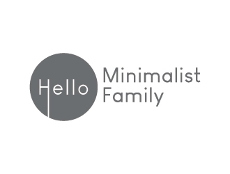 Hello Minimalist Family logo design by Fear