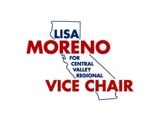Lisa Moreno For Central Valley Regional Vice Chair  logo design by J0s3Ph