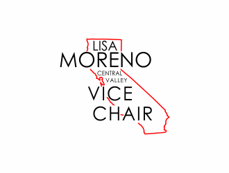 Lisa Moreno For Central Valley Regional Vice Chair  logo design by giphone