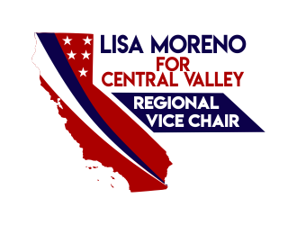 Lisa Moreno For Central Valley Regional Vice Chair  logo design by JessicaLopes