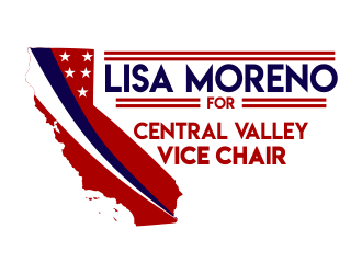 Lisa Moreno For Central Valley Regional Vice Chair  logo design by JessicaLopes