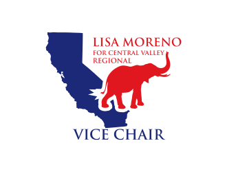 Lisa Moreno For Central Valley Regional Vice Chair  logo design by FriZign