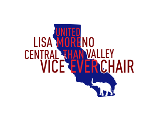 Lisa Moreno For Central Valley Regional Vice Chair  logo design by Greenlight