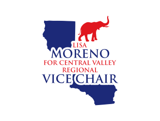 Lisa Moreno For Central Valley Regional Vice Chair  logo design by FriZign