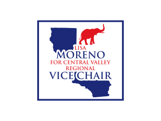 Lisa Moreno For Central Valley Regional Vice Chair  logo design by FriZign