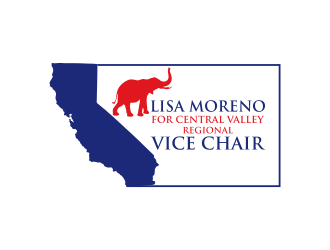 Lisa Moreno For Central Valley Regional Vice Chair  logo design by FriZign
