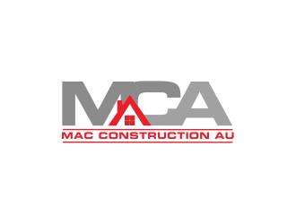 Mac Construction Au  logo design by Greenlight